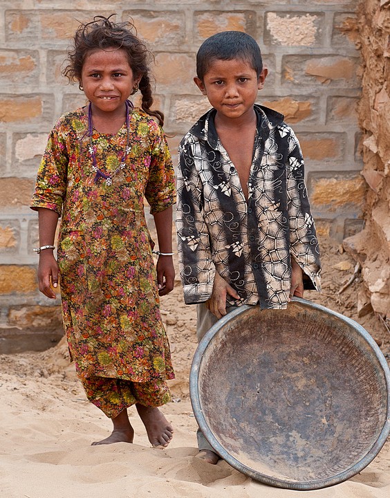 Basanpeer w pobliżu Jaisalmeru - ludzie Sindhi (Indie 2010 - portety i inni ludzie)